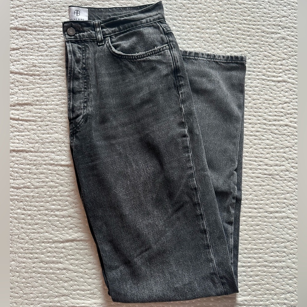 Anine Bing Black Denim Jeans